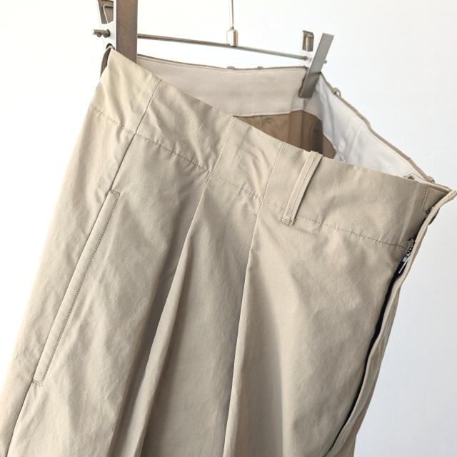 HAVERSACK 塩縮ツイルコクーンスカート Salt-Shrinking Twill Cocoon Skirt　（Beige） | HAVERSACK | 11