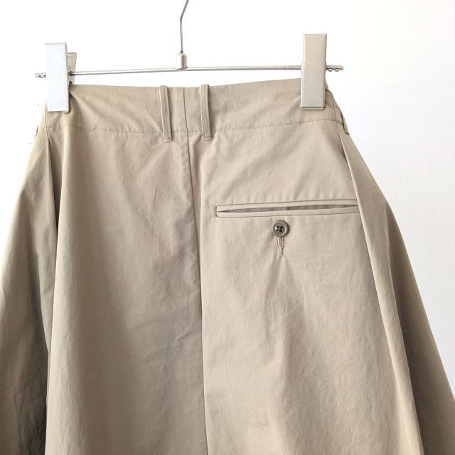 HAVERSACK 塩縮ツイルコクーンスカート Salt-Shrinking Twill Cocoon Skirt　（Beige） | HAVERSACK | 13
