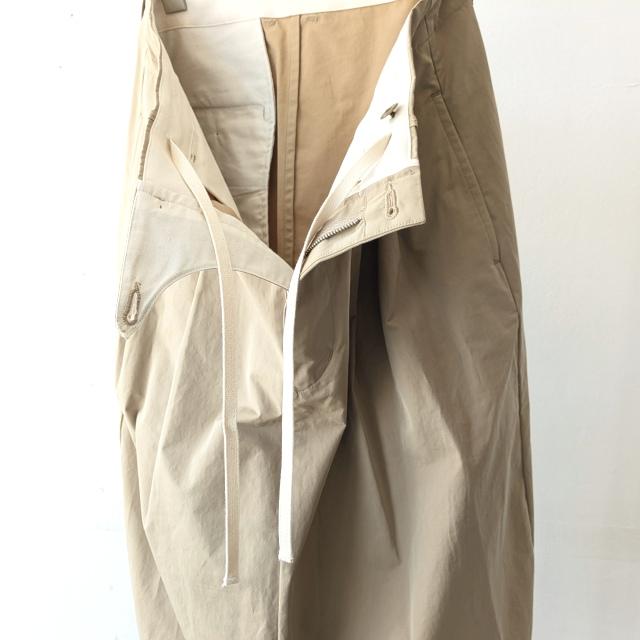 HAVERSACK 塩縮ツイルコクーンスカート Salt-Shrinking Twill Cocoon Skirt　（Beige） | HAVERSACK | 14