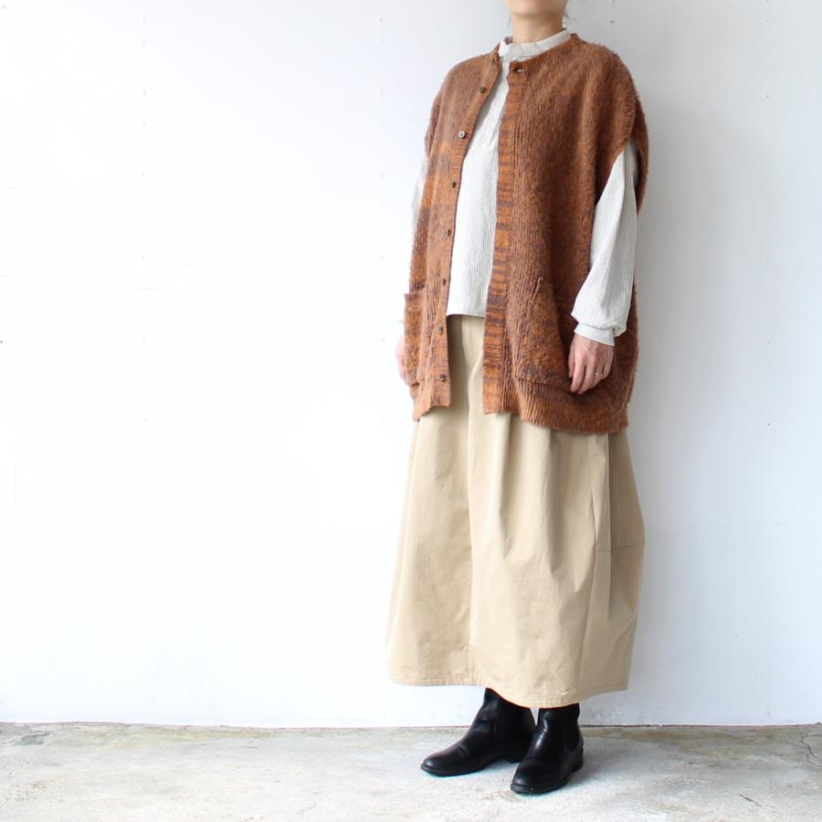 HAVERSACK 塩縮ツイルコクーンスカート Salt-Shrinking Twill Cocoon Skirt　（Beige） | HAVERSACK | 09
