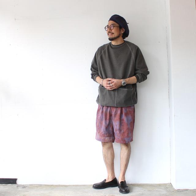 HAVERSACK プレーティング度詰め天竺ラグランプルオーバー High tension plated jersey pullover　（Top gray） | HAVERSACK | 16