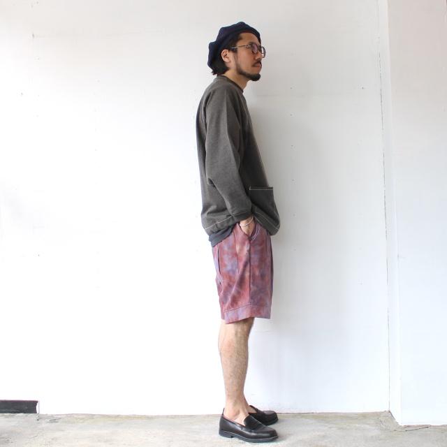 HAVERSACK プレーティング度詰め天竺ラグランプルオーバー High tension plated jersey pullover　（Top gray） | HAVERSACK | 10