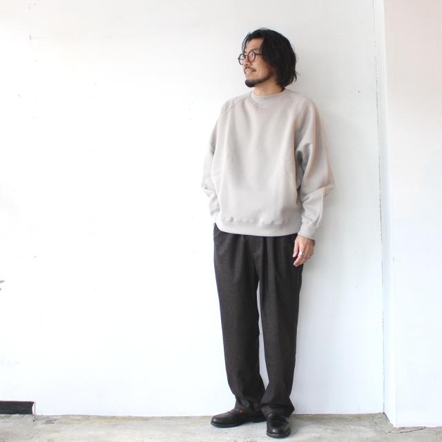 HAVERSACK アズマ裏毛クルーネックスウェット Azuma fleecy stitch crew sweat / 412522 | HAVERSACK | 11