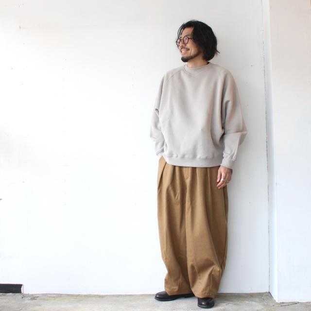 HAVERSACK アズマ裏毛クルーネックスウェット Azuma fleecy stitch crew sweat / 412522 | HAVERSACK | 13