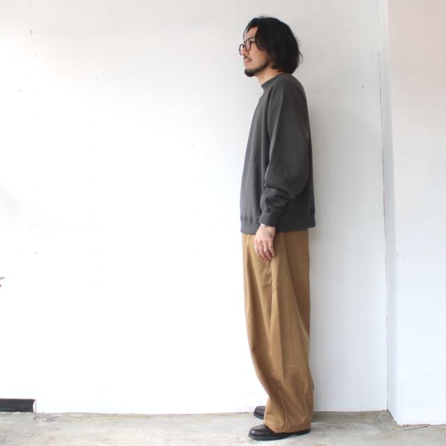 HAVERSACK アズマ裏毛クルーネックスウェット Azuma fleecy stitch crew sweat / 412522 | HAVERSACK | 17