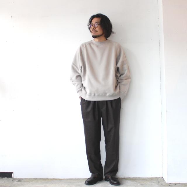 HAVERSACK アズマ裏毛クルーネックスウェット Azuma fleecy stitch crew sweat / 412522 | HAVERSACK | 08