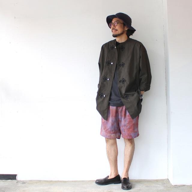 HAVERSACK 墨染ブロードルーズスリーピングシャツ Ink dyed broadcloth sleeping shirt /422520 | HAVERSACK | 10