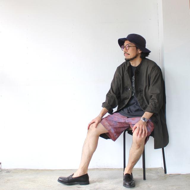 HAVERSACK 墨染ブロードルーズスリーピングシャツ Ink dyed broadcloth sleeping shirt /422520 | HAVERSACK | 11
