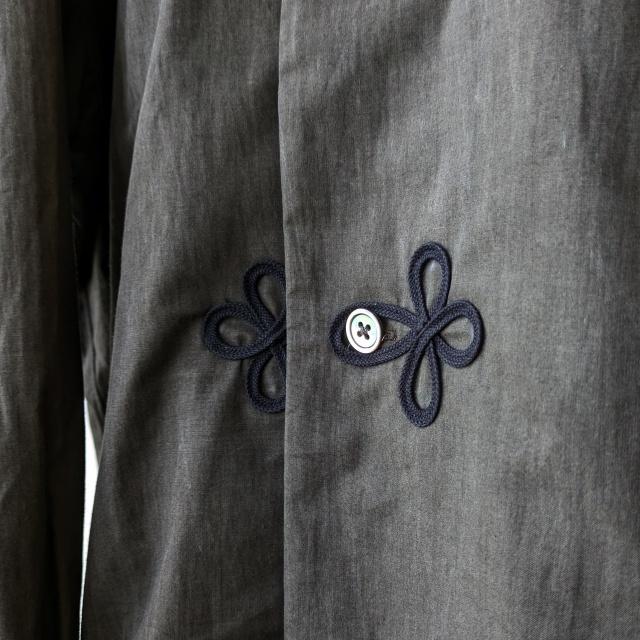 HAVERSACK 墨染ブロードルーズスリーピングシャツ Ink dyed broadcloth sleeping shirt /422520 | HAVERSACK | 16