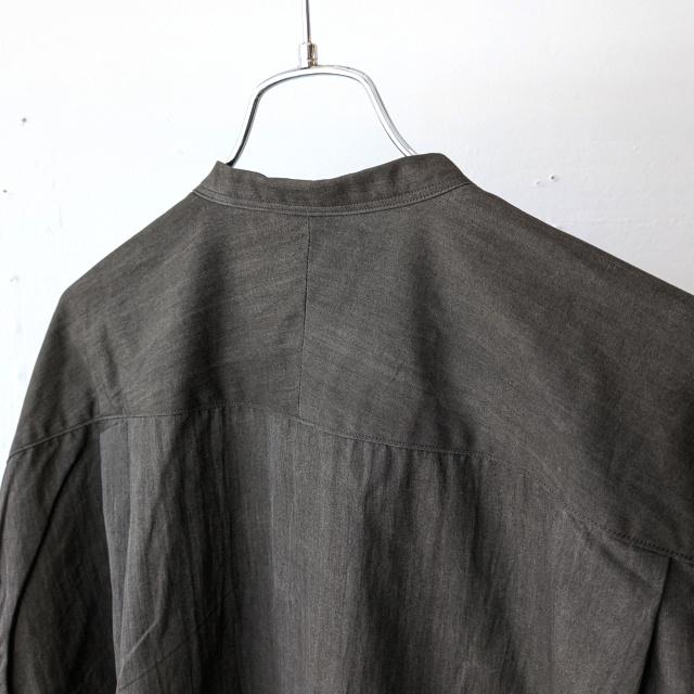 HAVERSACK 墨染ブロードルーズスリーピングシャツ Ink dyed broadcloth sleeping shirt /422520 | HAVERSACK | 17