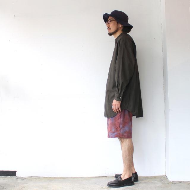 HAVERSACK 墨染ブロードルーズスリーピングシャツ Ink dyed broadcloth sleeping shirt /422520 | HAVERSACK | 03