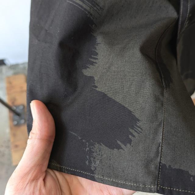 HAVERSACK スクエアブラッシュドプリントバンドカラーシャツ Square brushed-print bandcollar shirt　（Khaki brown） | HAVERSACK | 05