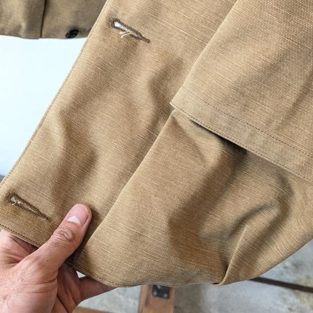 HAVERSACK コットンキャンバス×シルクキルトRVショートベスト Cotton canvas × Silk quilting RV vest / 442520　（Beige） | HAVERSACK | 08