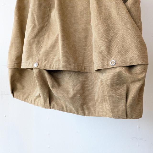 HAVERSACK コットンキャンバス×シルクキルトRVショートベスト Cotton canvas × Silk quilting RV vest / 442520　（Beige） | HAVERSACK | 05