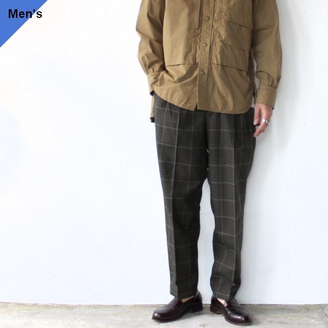 HAVERSACK チェックベルテッドトラウザー （Green check） | HAVERSACK