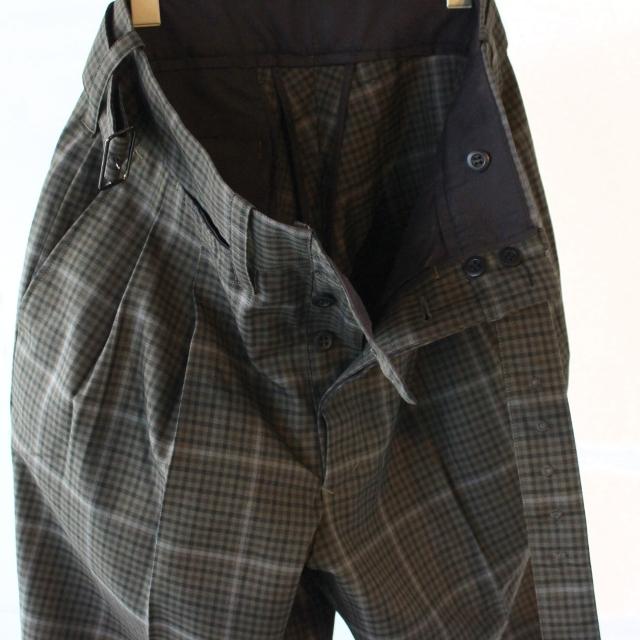 HAVERSACK チェックベルテッドトラウザー （Green check） | HAVERSACK | 10