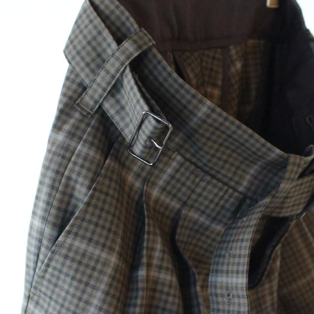 HAVERSACK チェックベルテッドトラウザー （Green check） | HAVERSACK | 12
