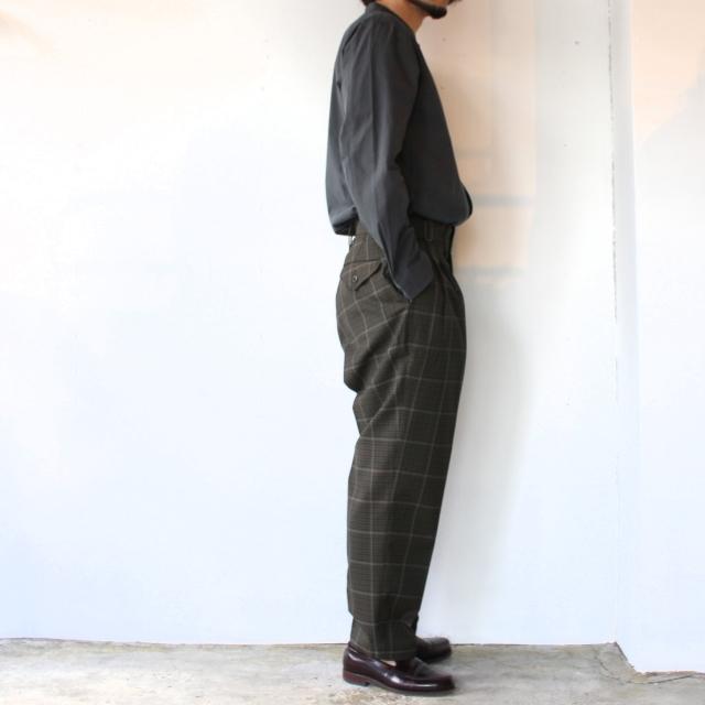 HAVERSACK チェックベルテッドトラウザー （Green check） | HAVERSACK | 16