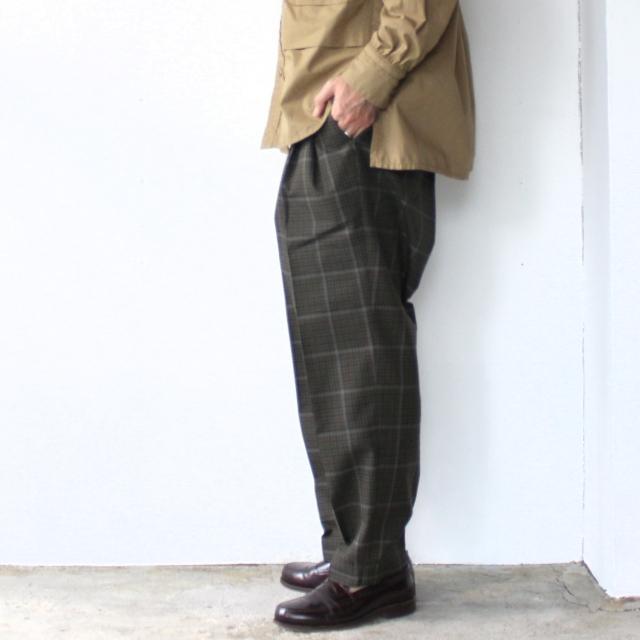 HAVERSACK チェックベルテッドトラウザー （Green check） | HAVERSACK | 05