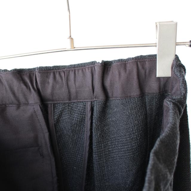 【20%OFF】HAVERSACK グレンチェックテーパードイージートラウザー 　（Charcoal） | HAVERSACK | 08