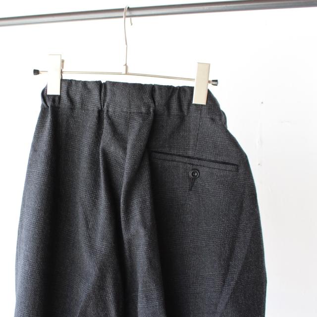 【20%OFF】HAVERSACK グレンチェックテーパードイージートラウザー 　（Charcoal） | HAVERSACK | 10