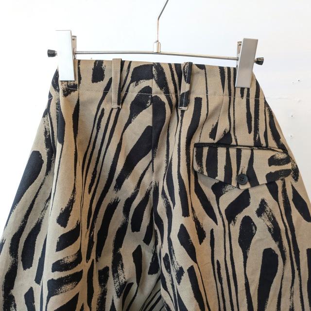 AVERSACK 2重織りブラッシュジャガード2タックワイドトラウザー Brushed jacquard 2tuck wide trousers | HAVERSACK | 13