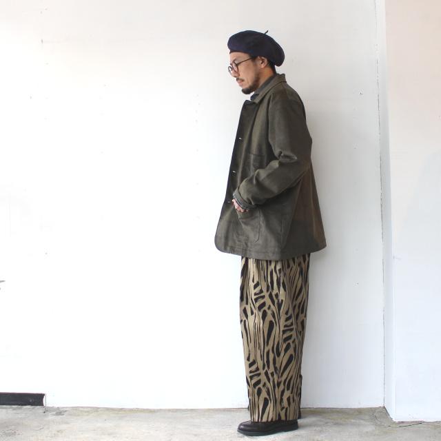AVERSACK 2重織りブラッシュジャガード2タックワイドトラウザー Brushed jacquard 2tuck wide trousers | HAVERSACK | 08