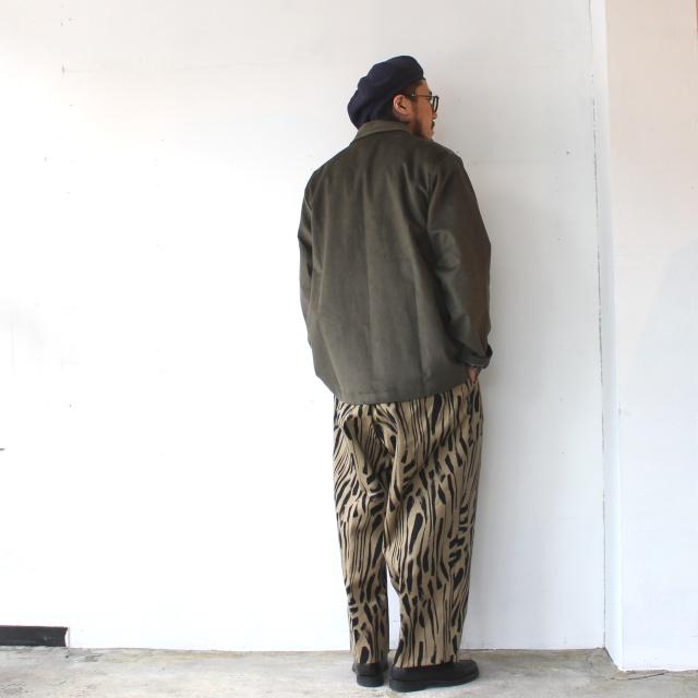AVERSACK 2重織りブラッシュジャガード2タックワイドトラウザー Brushed jacquard 2tuck wide trousers | HAVERSACK | 09