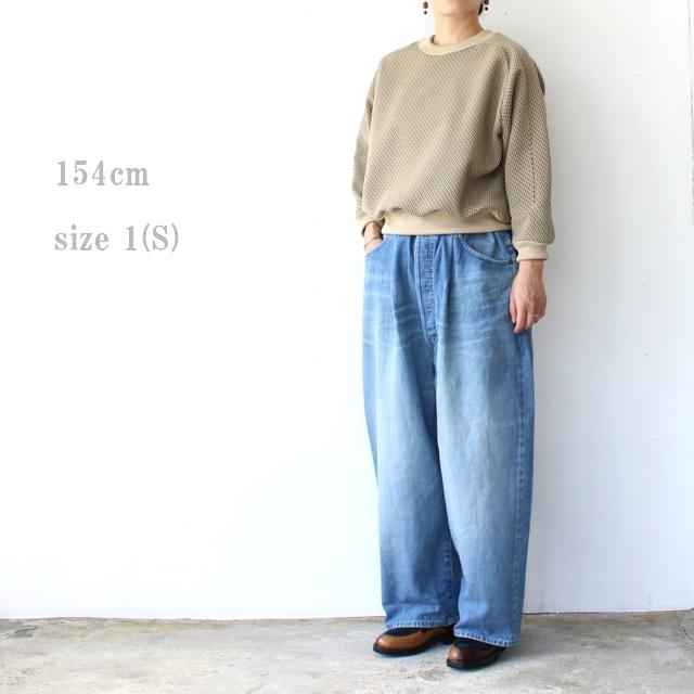 HAVERSACK 11oz-ヴィンテージウォッシュデニムワイドトラウザー 11oz-19thDENIM Vintage wash denim wide trousers / 462504　（Vintage wash） | HAVERSACK | 11