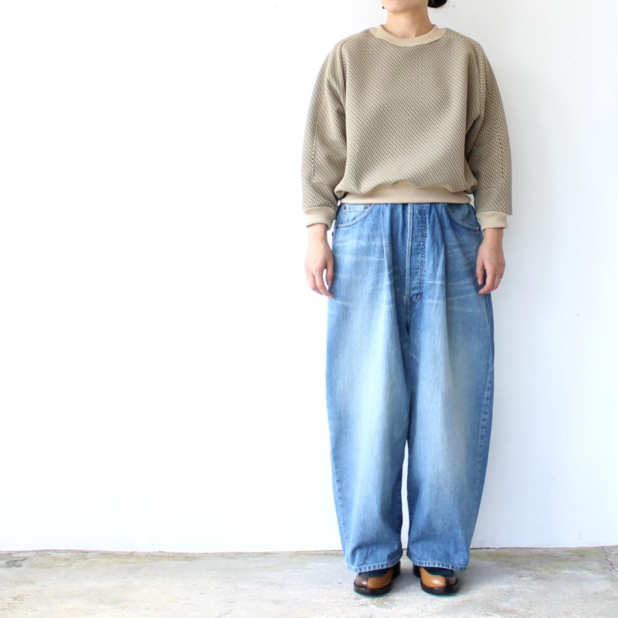 HAVERSACK 11oz-ヴィンテージウォッシュデニムワイドトラウザー 11oz-19thDENIM Vintage wash denim wide trousers / 462504　（Vintage wash） | HAVERSACK | 12