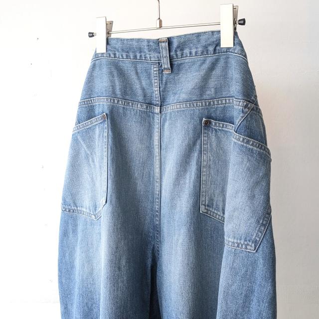 HAVERSACK 11oz-ヴィンテージウォッシュデニムワイドトラウザー 11oz-19thDENIM Vintage wash denim wide trousers / 462504　（Vintage wash） | HAVERSACK | 18