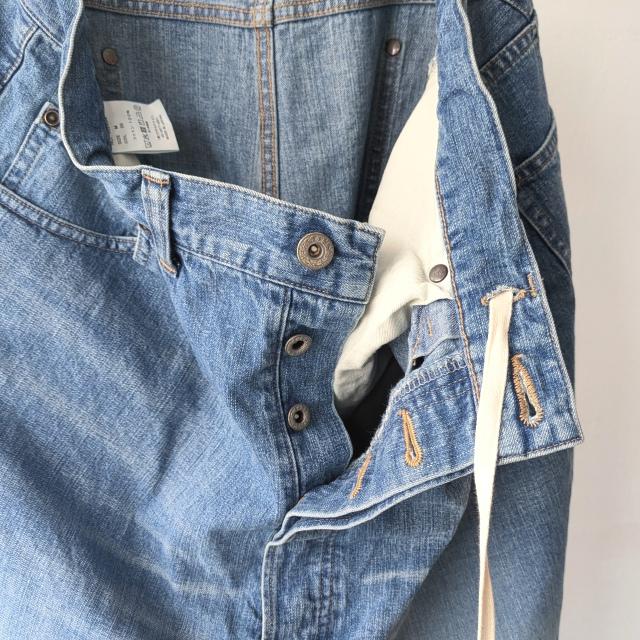 HAVERSACK 11oz-ヴィンテージウォッシュデニムワイドトラウザー 11oz-19thDENIM Vintage wash denim wide trousers / 462504　（Vintage wash） | HAVERSACK | 19