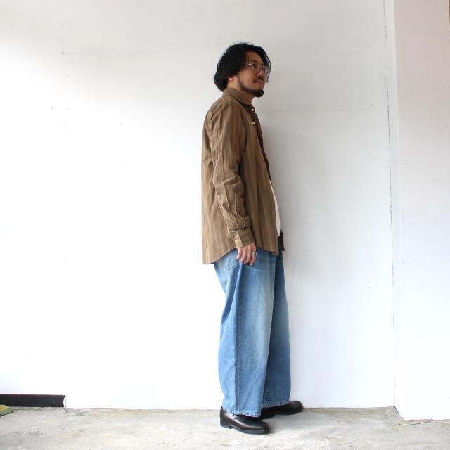 HAVERSACK 11oz-ヴィンテージウォッシュデニムワイドトラウザー 11oz-19thDENIM Vintage wash denim wide trousers / 462504　（Vintage wash） | HAVERSACK | 02