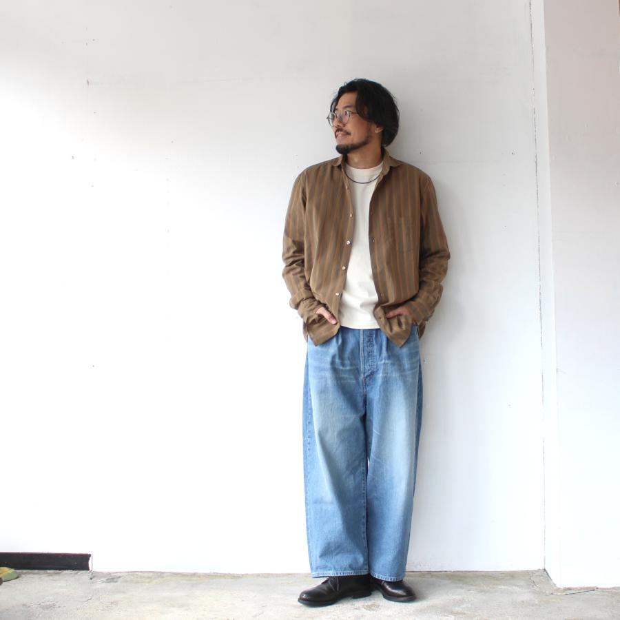 HAVERSACK 11oz-ヴィンテージウォッシュデニムワイドトラウザー 11oz-19thDENIM Vintage wash denim wide trousers / 462504　（Vintage wash） | HAVERSACK | 04