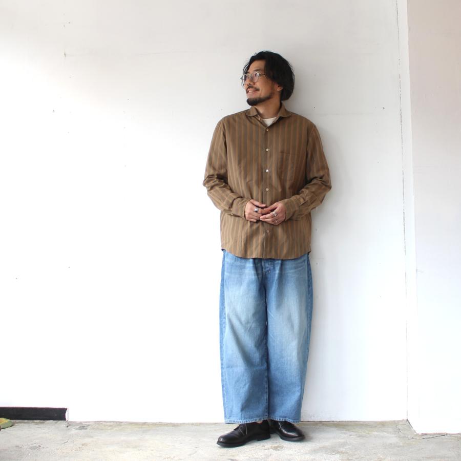 HAVERSACK 11oz-ヴィンテージウォッシュデニムワイドトラウザー 11oz-19thDENIM Vintage wash denim wide trousers / 462504　（Vintage wash） | HAVERSACK | 06