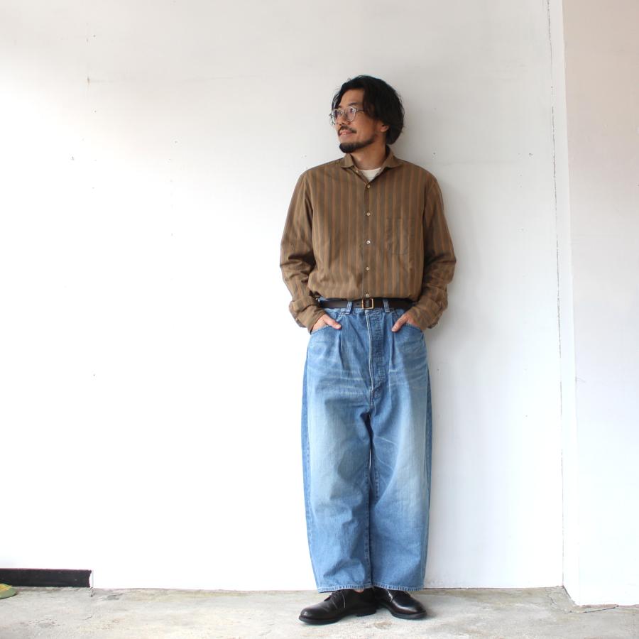 HAVERSACK 11oz-ヴィンテージウォッシュデニムワイドトラウザー 11oz-19thDENIM Vintage wash denim wide trousers / 462504　（Vintage wash） | HAVERSACK | 07