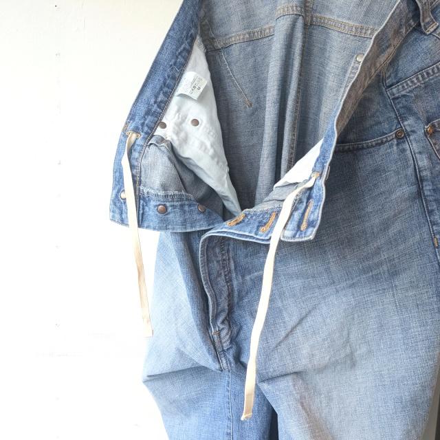 HAVERSACK 10oz-ヴィンテージウォッシュデニムワイドトラウザー 10oz-Vintage wash denim wide trousers 　（Vintage wash） | HAVERSACK | 03