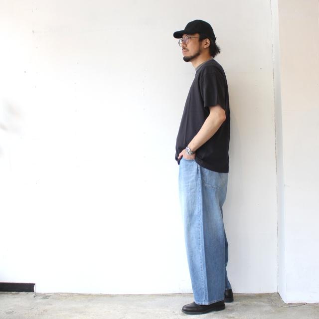 HAVERSACK 10oz-ヴィンテージウォッシュデニムワイドトラウザー 10oz-Vintage wash denim wide trousers 　（Vintage wash） | HAVERSACK | 16