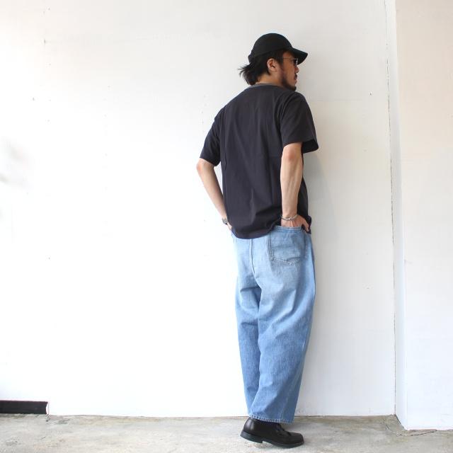 HAVERSACK 10oz-ヴィンテージウォッシュデニムワイドトラウザー 10oz-Vintage wash denim wide trousers 　（Vintage wash） | HAVERSACK | 17