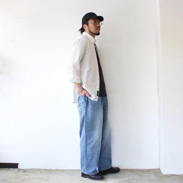 HAVERSACK 10oz-ヴィンテージウォッシュデニムワイドトラウザー 10oz-Vintage wash denim wide trousers 　（Vintage wash） | HAVERSACK | 19