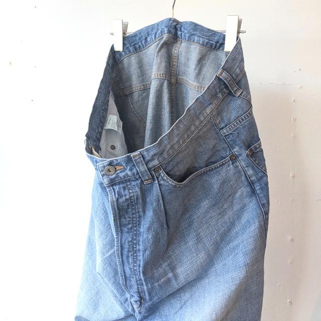 HAVERSACK 10oz-ヴィンテージウォッシュデニムワイドトラウザー 10oz-Vintage wash denim wide trousers 　（Vintage wash） | HAVERSACK | 02