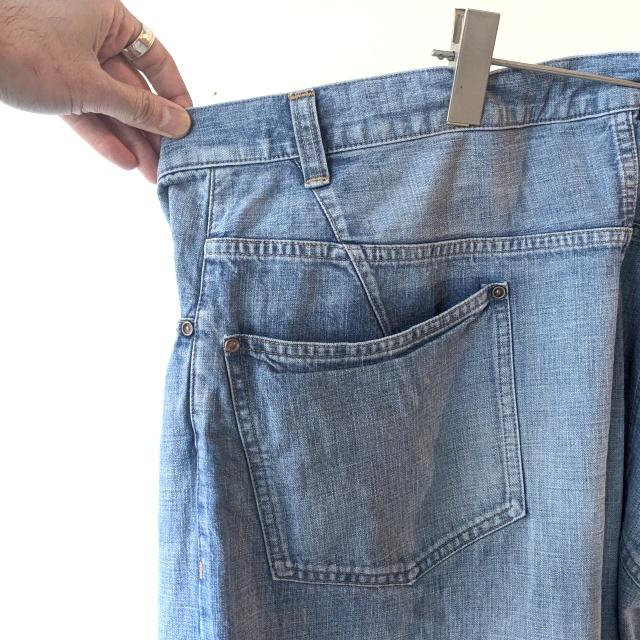 HAVERSACK 10oz-ヴィンテージウォッシュデニムワイドトラウザー 10oz-Vintage wash denim wide trousers 　（Vintage wash） | HAVERSACK | 08