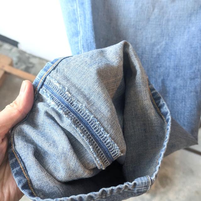 HAVERSACK 10oz-ヴィンテージウォッシュデニムワイドトラウザー 10oz-Vintage wash denim wide trousers 　（Vintage wash） | HAVERSACK | 11