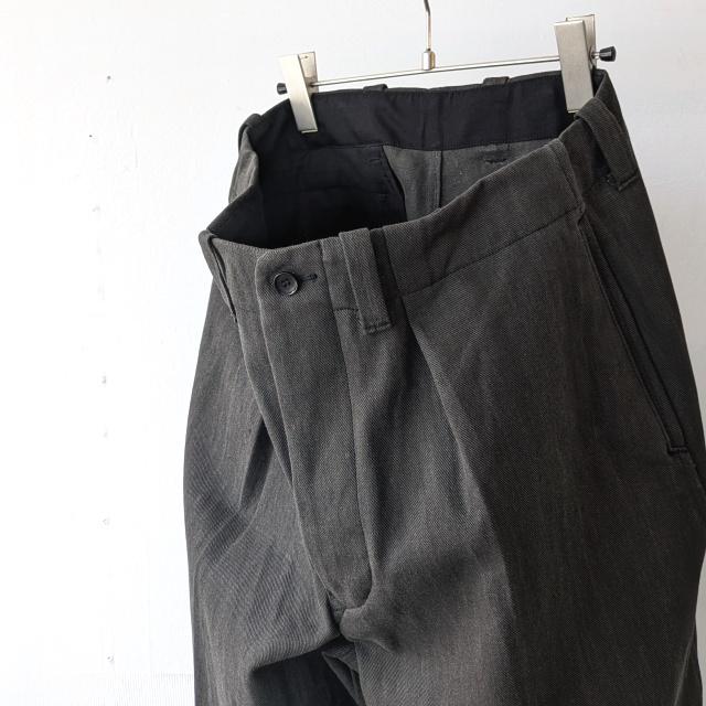 HAVERSACK 墨染めツイルワイドトラウザー Ink dyed twill wide trousers / 462520 | HAVERSACK | 10