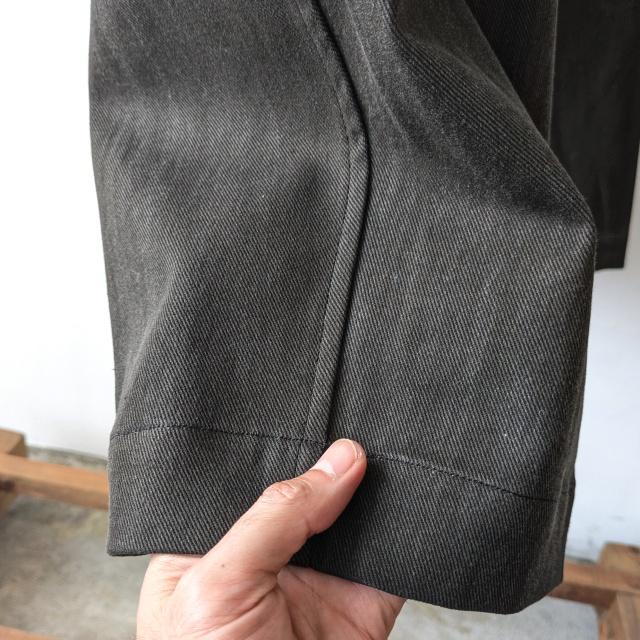 HAVERSACK 墨染めツイルワイドトラウザー Ink dyed twill wide trousers / 462520 | HAVERSACK | 14