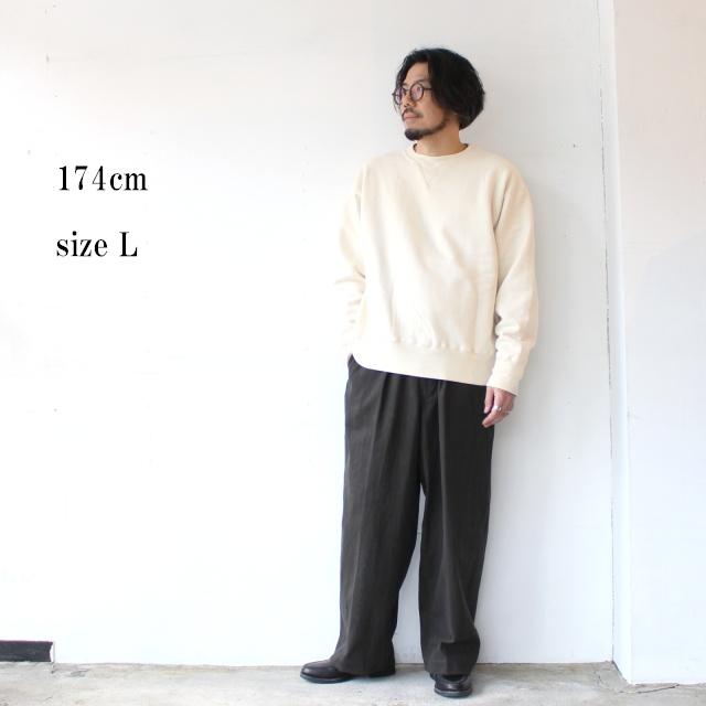 HAVERSACK 墨染めツイルワイドトラウザー Ink dyed twill wide trousers / 462520 | HAVERSACK | 16