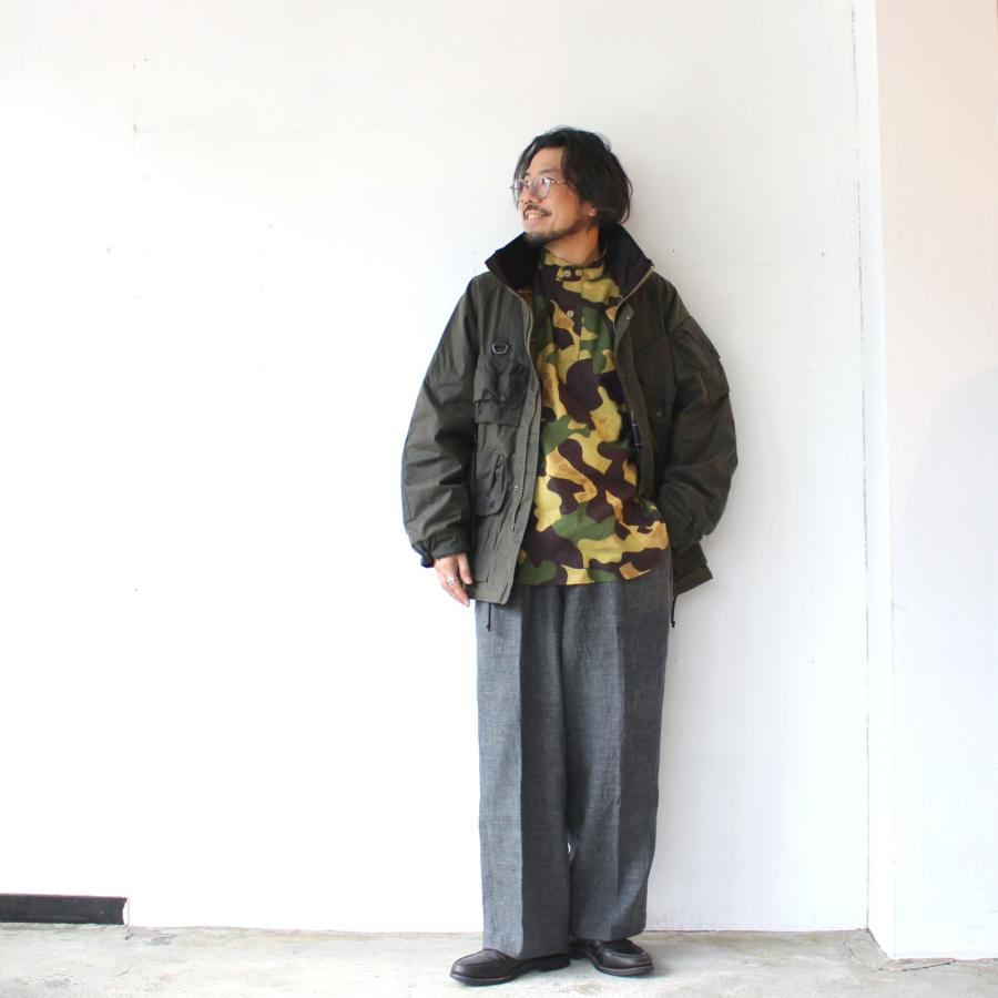 HAVERSACK リネンサージワイドタックトラウザー Linen Serge Wide Trousers　（Charcoal） | HAVERSACK | 09