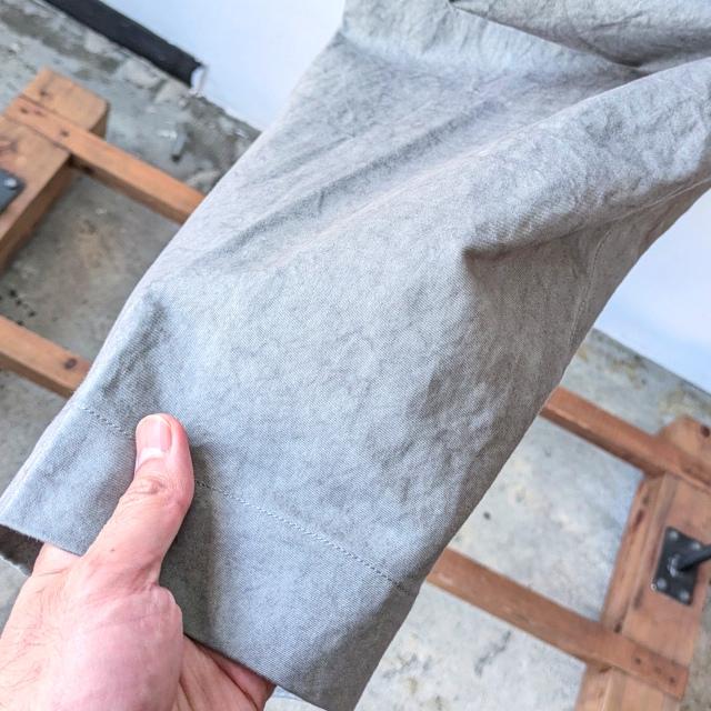HAVERSACK 天日干しムラ染めツイルワイドトラウザー Twill Wide Trousers / 462624　（Gray） | HAVERSACK | 15