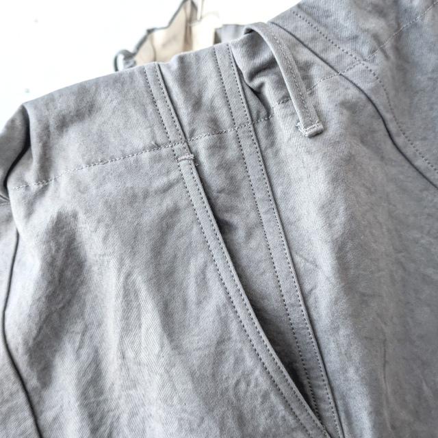 HAVERSACK 天日干しムラ染めツイルワイドトラウザー Twill Wide Trousers / 462624　（Gray） | HAVERSACK | 14