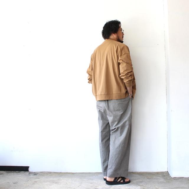 HAVERSACK 天日干しムラ染めツイルワイドトラウザー Twill Wide Trousers / 462624　（Gray） | HAVERSACK | 19